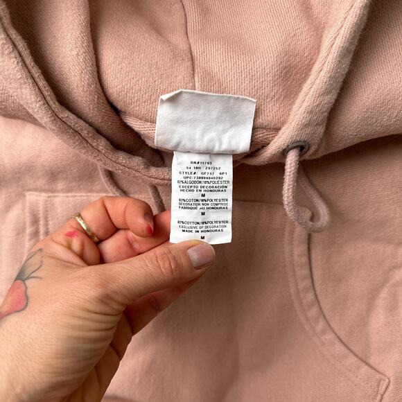 Vintage 90s Champion Reverse Weave Hoodie Women's Medium Pink Athletic 4526‎ - Picture 4 of 9